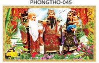 Gạch tranh 3D Phúc Lộc Thọ 045