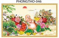 Gạch tranh 3D Phúc Lộc Thọ 046