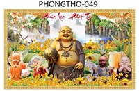 Gạch tranh 3D Phúc Lộc Thọ 049