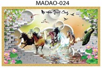 Gạch tranh 5D mã đáo thành công 024