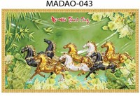 Gạch tranh 5D mã đáo thành công 043