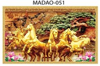 Gạch tranh 5D mã đáo thành công 051