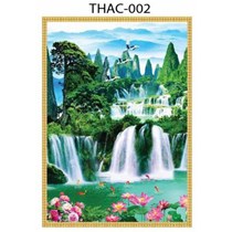 Gạch tranh 5D sơn thủy đẹp 002
