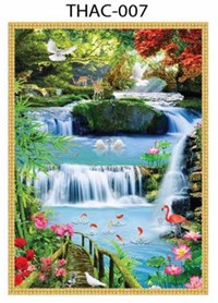 Gạch tranh 5D sơn thủy đẹp 007