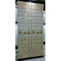 Gạch Trung Quốc 30x60 men kính vàng trắng