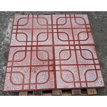 Gạch vỉa hè 40x40 QP2 màu đỏ
