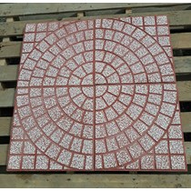 Gạch vỉa hè 40x40 QP3 màu đỏ