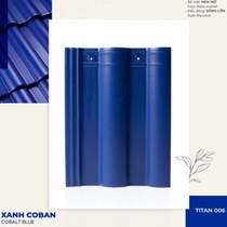 Ngói tráng men Đồng Tâm Titan cao cấp xanh coban